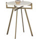 Anak 22 X 18 inch White End Table